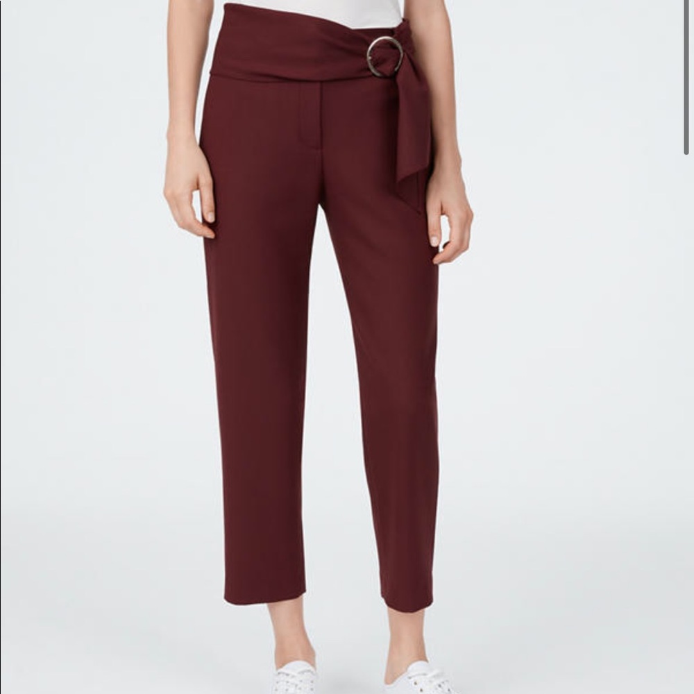 Club Monaco Lilia Black pants with belt